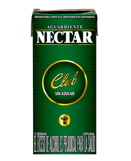 Nectar Aguardiente Club Litro Tetrapack