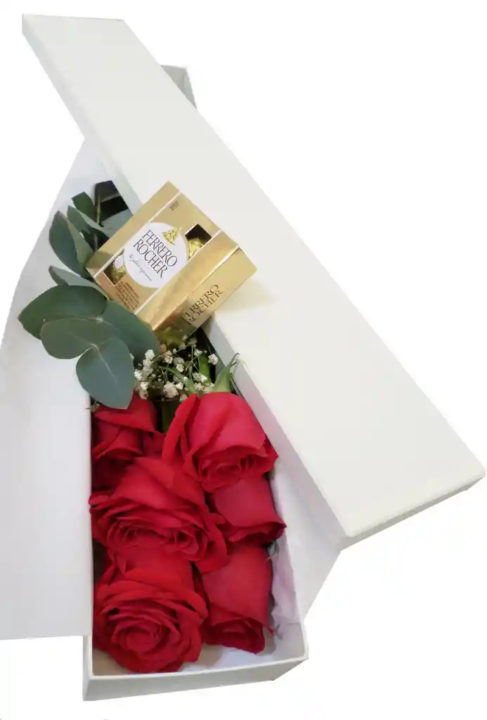 Chocolates Caja De Rosas X6 Y