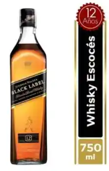 Whisky J.W. Sello Negro Double Black x 750 ml