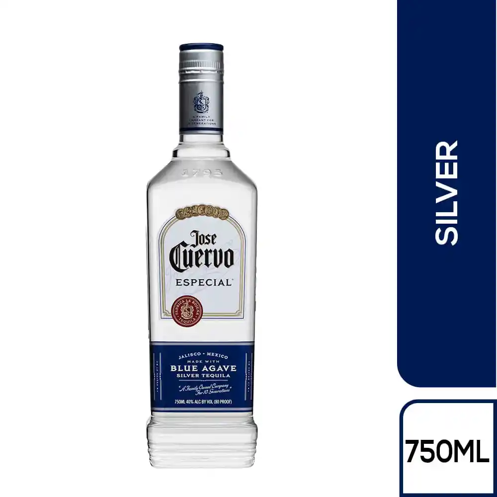 Jose Cuervo Tequila Silver 750 Ml