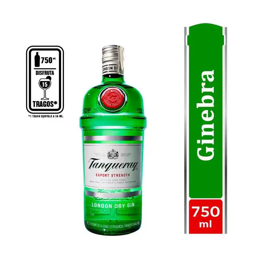 Ginebra Tanqueray London Dry Gin 750 ml