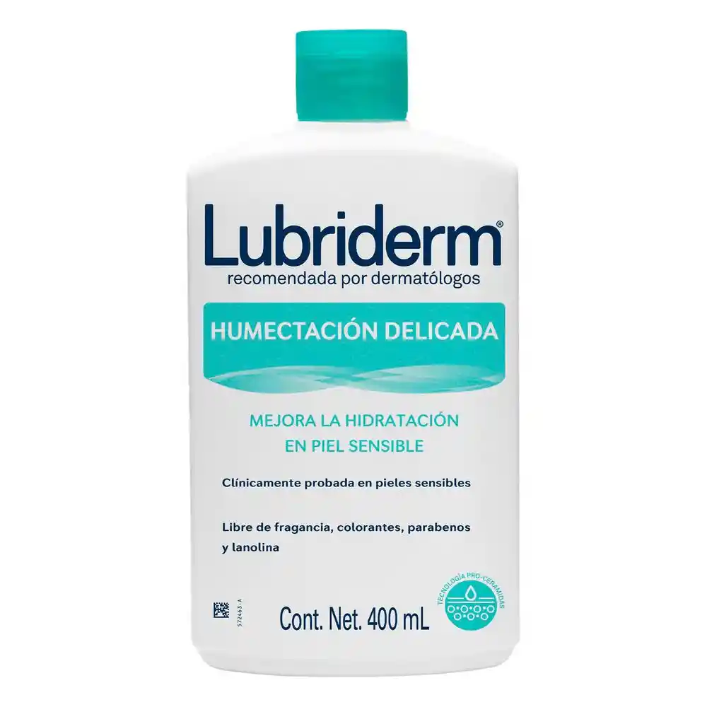 Crema Lubriderm Humectación Delicada Piel Sens (400 Ml)