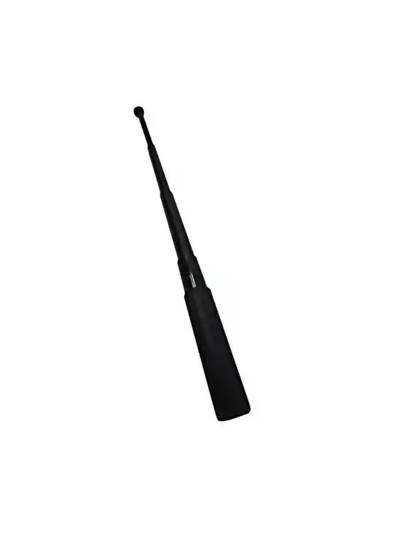 Tambo Defensa Baston Retractil 60cm Negro 3 Niveles Portatil