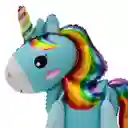 Globo metalizado unicornio 4d  65 cm 