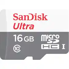 Sandisk Memoria Micro Sd Ultra 16Gb Clase 10