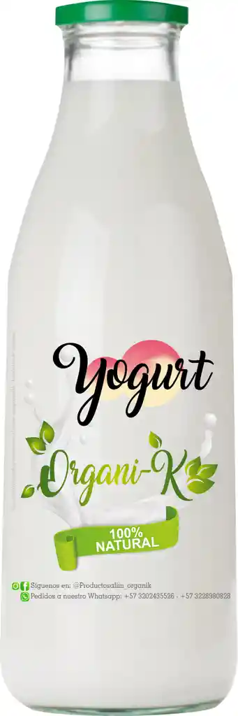 YOGURT NATURAL CON FRUTA ORGANI-K