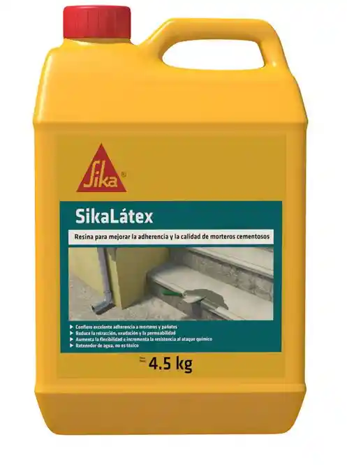 Sikalátex Mejorador De Adherencia Para Morteros O Concretos 4.5kg