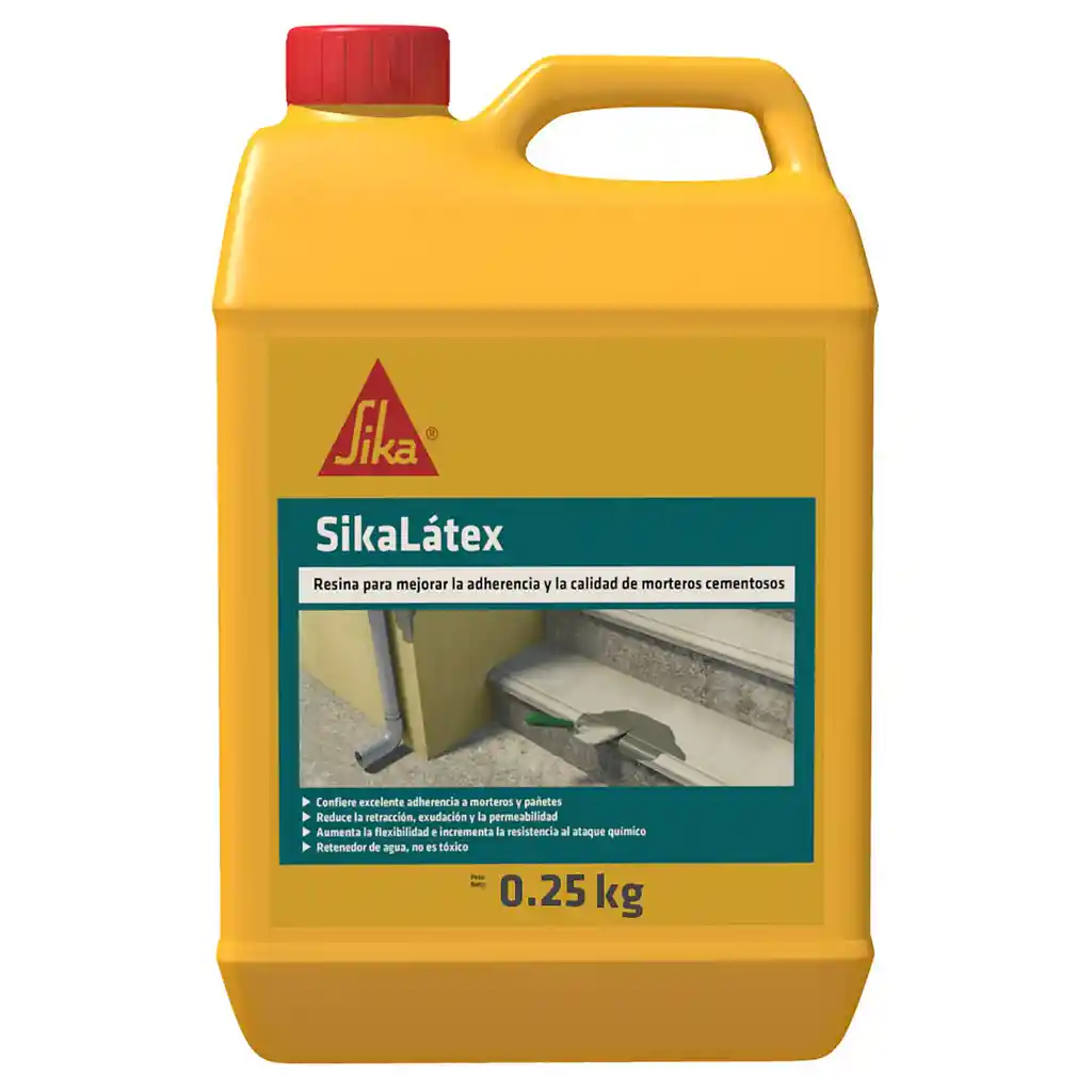 Sikalátex Emulsión Adhesiva Acrílica Para Morteros 0.25kg