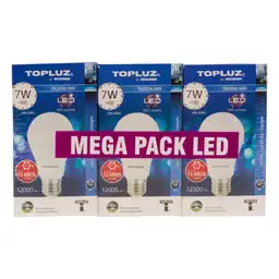 Bombillo Topluz Toledo A60 7w Led X3