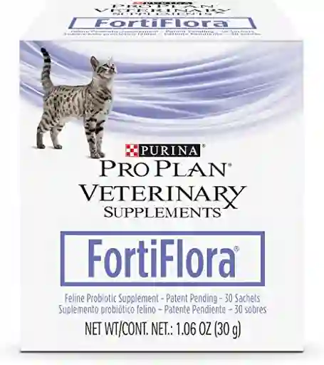 Probioticos Fortiflora para gatos ProPlan 1 sobre