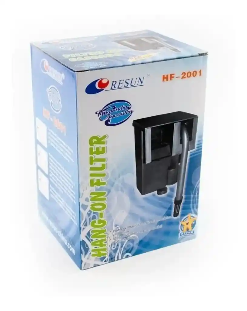 Filtro De Cascada Resun Hf2001 340l/h Acuarios.