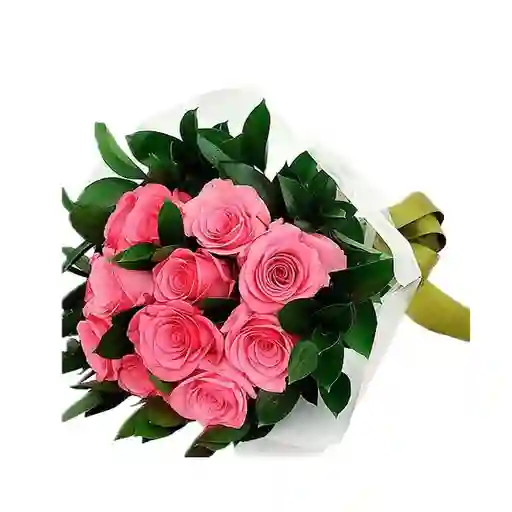 Rosas Rosadas x 12