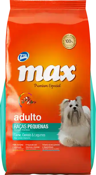 Max Premium Especial Adultos Razas Pequeñas Carne, Cereales 2 kg