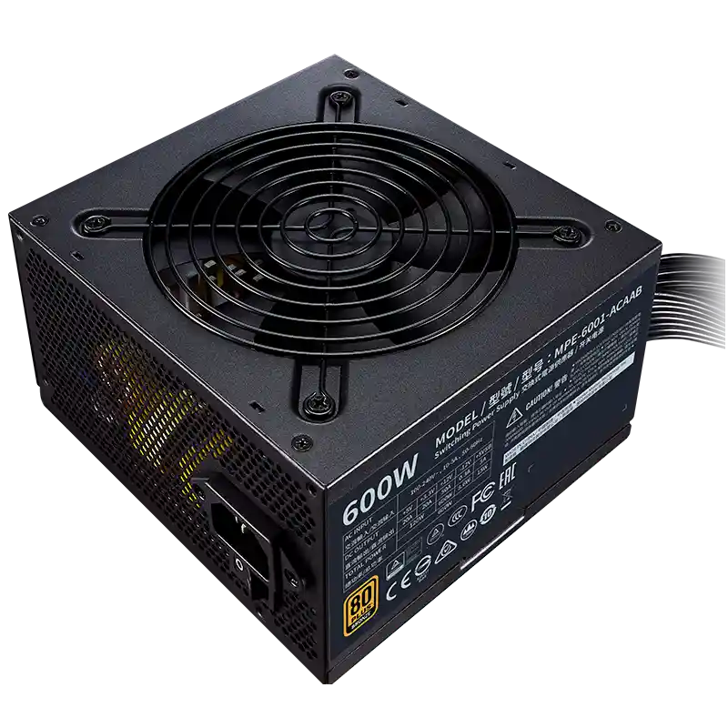 Cooler Master Fuente De Poder Mwe 600W 80 Plus Bronze V2