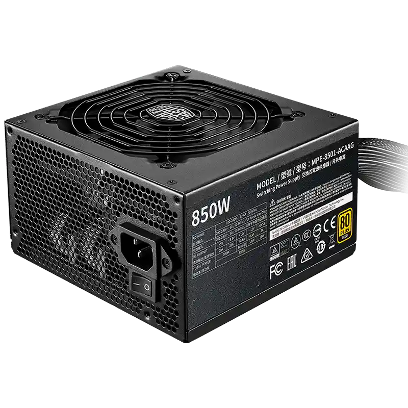 Cooler Master Fuente De Poder Mwe 850W 80 Plus Gold V2