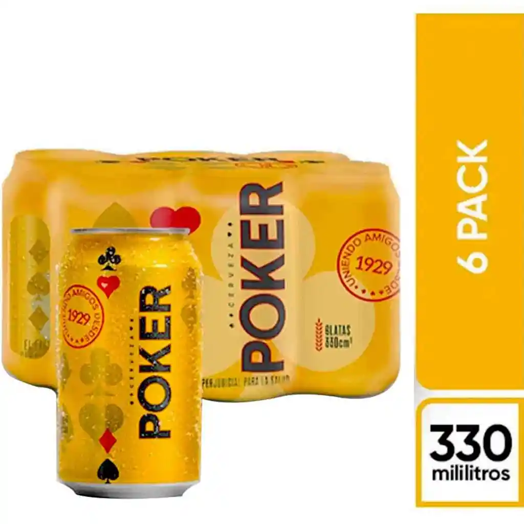 Poker Six Pack 330 Ml