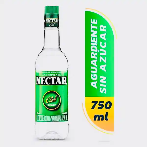 Nectar Aguardiente Verde Sin Azucar