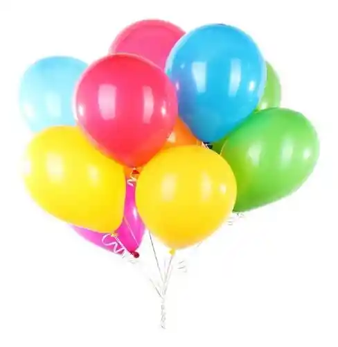 Globos De Colores X 5 Und