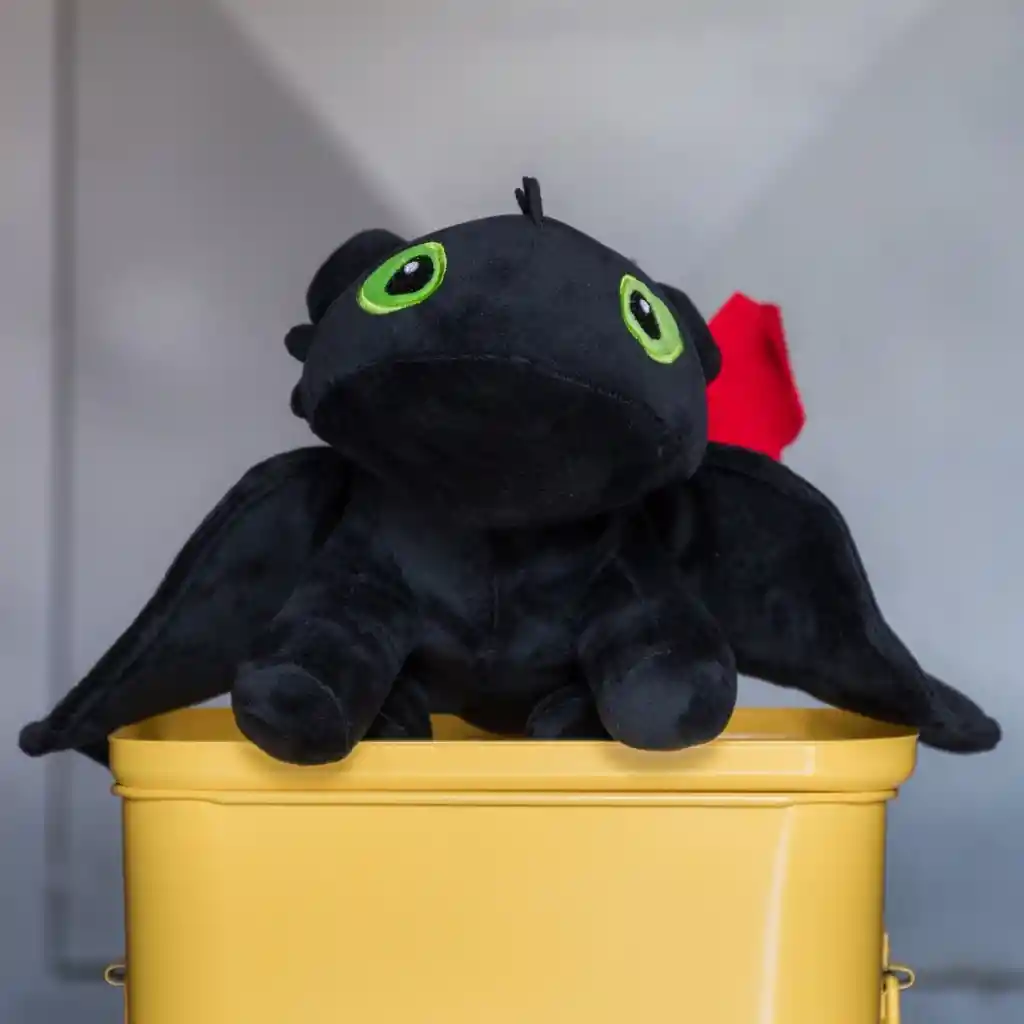 peluche chimuelo Dragón negro grande