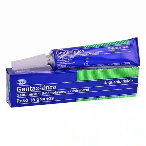 Gentax Otico Para Perros Y Gatos Ungüento 15gr