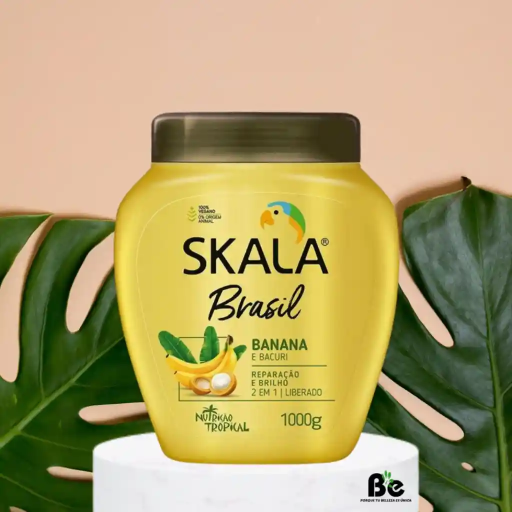 Skala Banana x 1.000 gr  (tratamiento, acondicionador y crema para peinar)