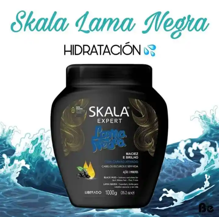 Skala Lama Negra x 1.000 gr  (tratamiento y acondicionador)