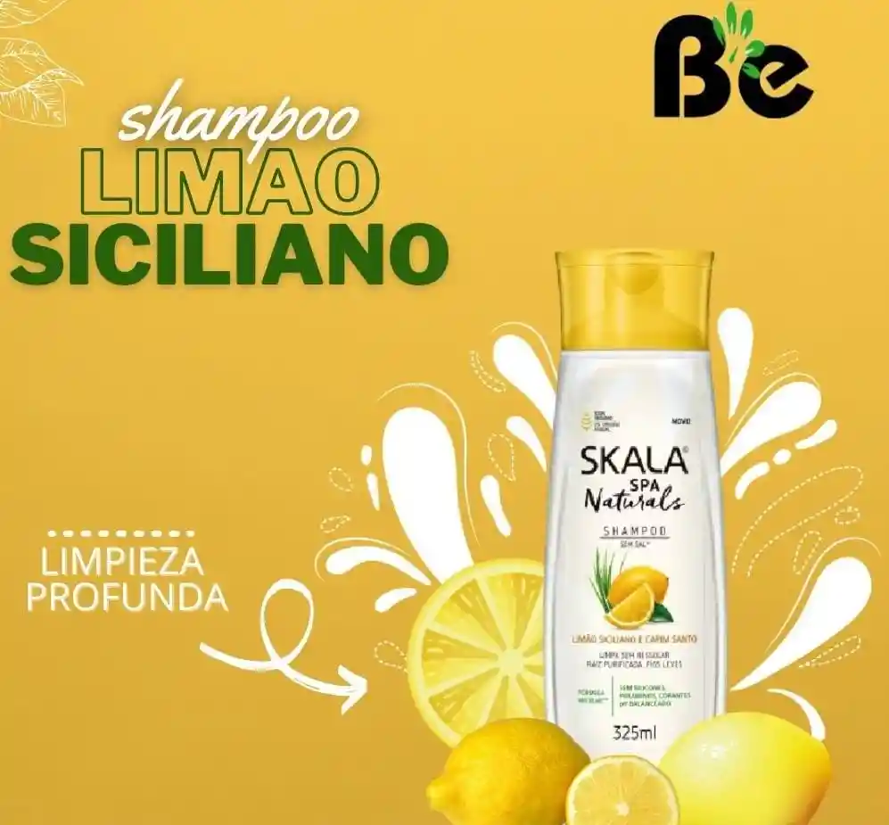 Skala Shampoo Limao Siciliano X 325 Ml