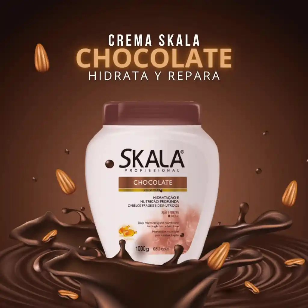 Skala Chocolate x 1.000 gr  (tratamiento y acondicionador)