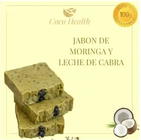 Jabón de Moringa y Leche de Cabra por 100 gr