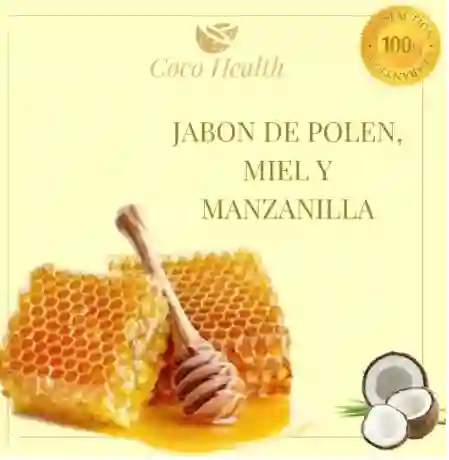 Jabón de Polen, Miel y Manzanilla por 100 gr
