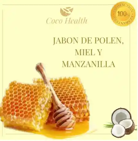 Jabón de Polen, Miel y Manzanilla por 100 gr
