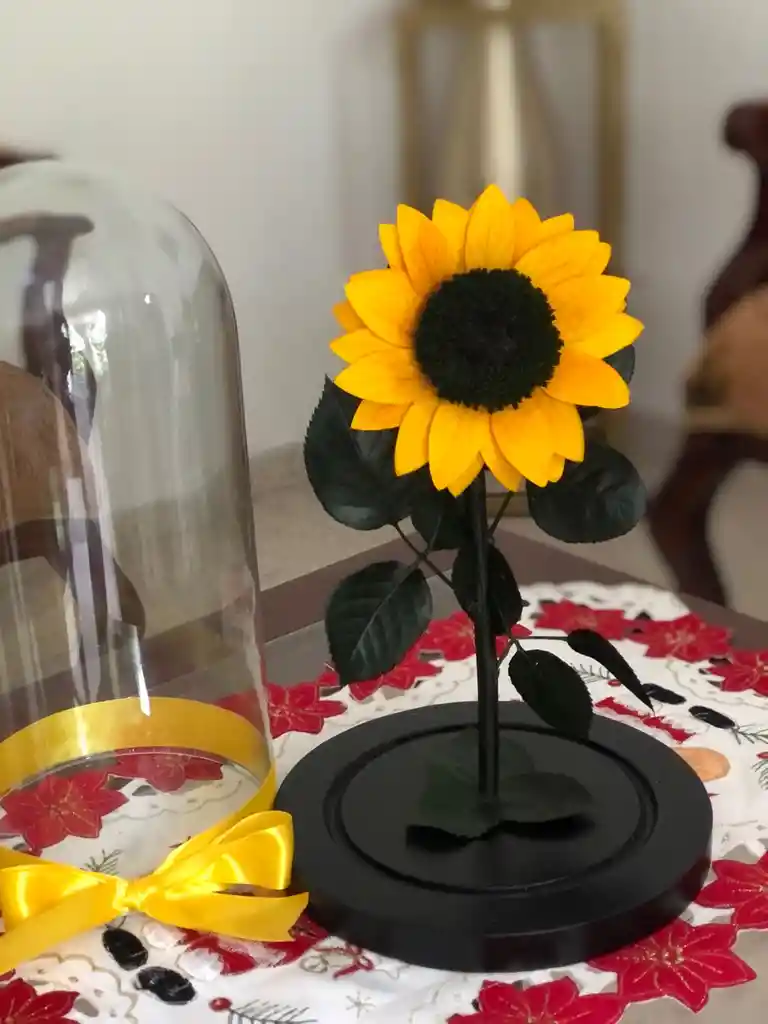 Girasol NaturalPreservado con duración de 3 años