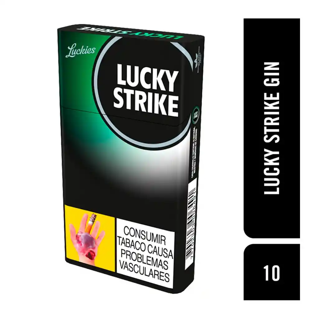 Lucky Strike Cigarrillos  Mojito Medio  Cajetilla X 10 Unidade