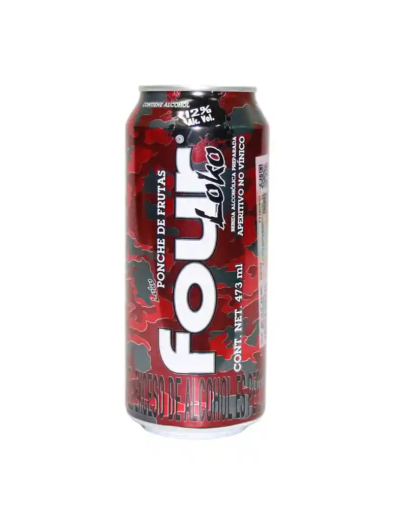 Four Loko Ponche De Frutas Lata