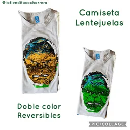 Camiseta Niños Lentejuelas Reversibles, Super Héroes, Hulk, Regalo. Talla 4