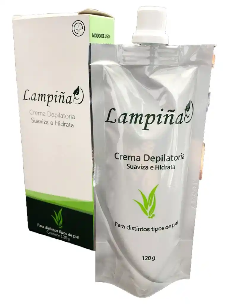 Crema depilatoria lampiña 120g