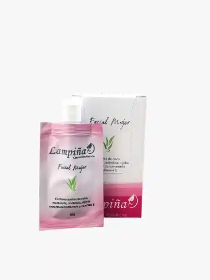 Lampiña Crema Depilatoriafacial Caja X 6 Sobres