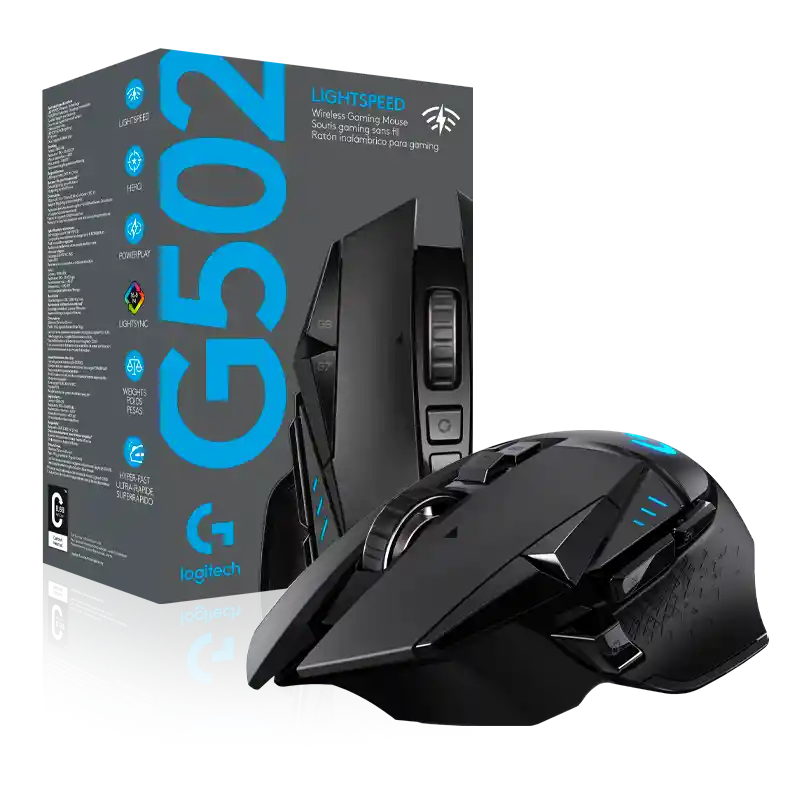 Mouse Gamer Inalámbrico Logitech G502 Rgb