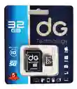 Micro Sd 32 Gb Clase 10 Con Adaptador Sd Dg Electronics