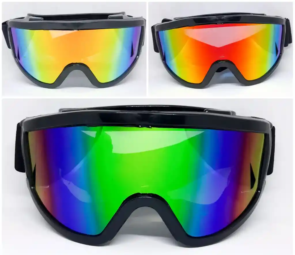 Gafas Tipo Cross Con Visor Tornasol Para Cascos De Motos