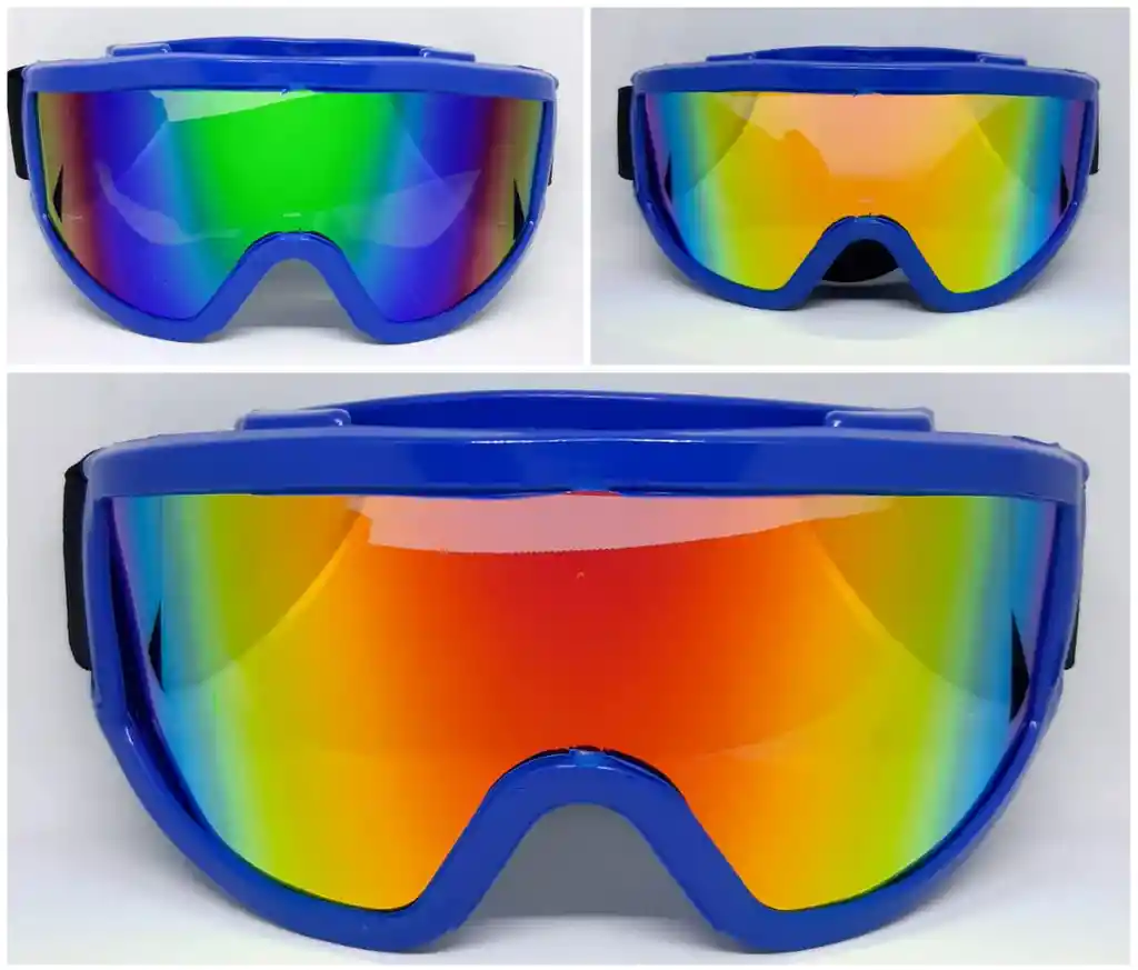 Gafas Tipo Cross Con Visor Tornasol Para Cascos De Motos