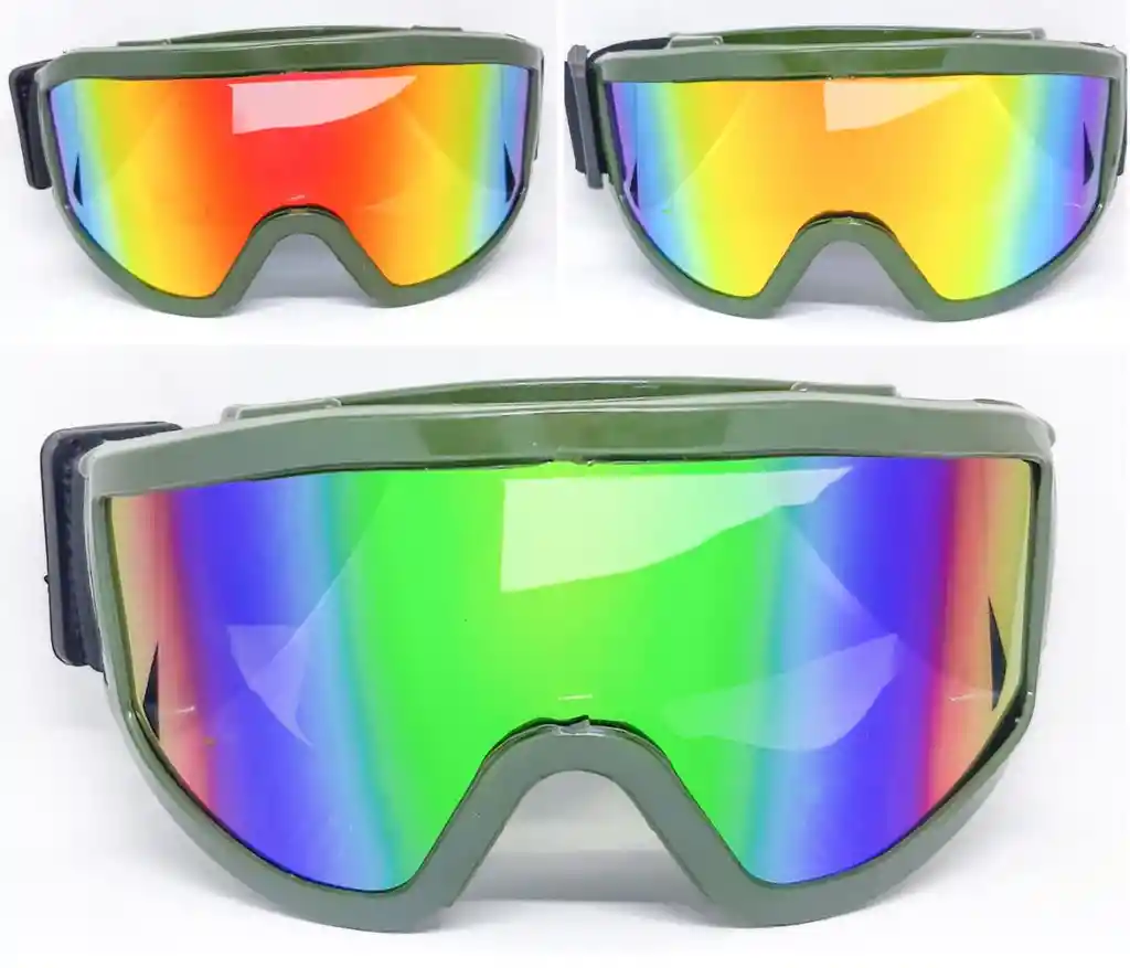 Gafas Tipo Cross Con Visor Tornasol Para Cascos De Motos