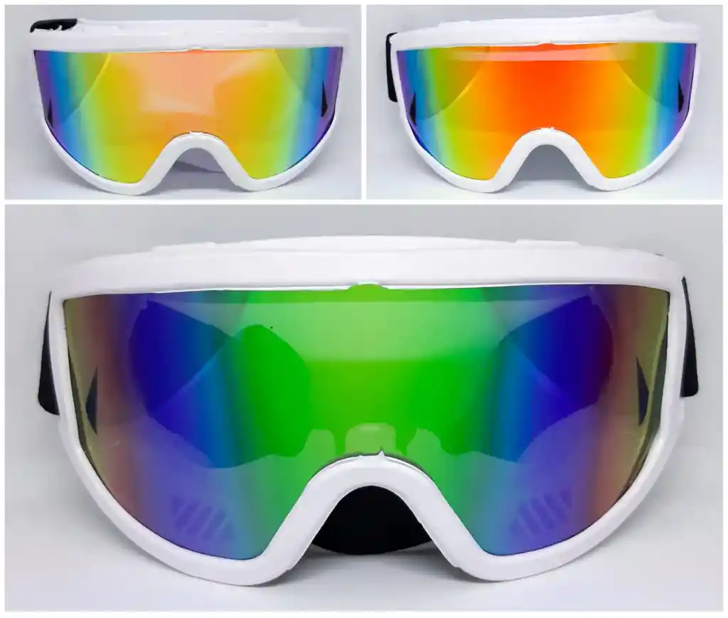 Gafas Tipo Cross Con Visor Tornasol Para Cascos De Motos