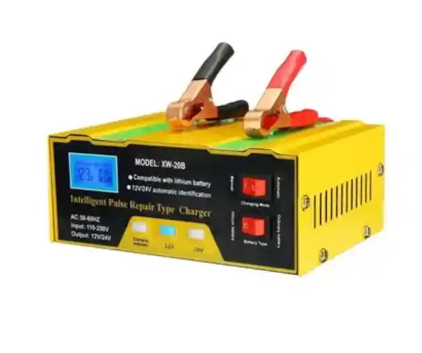 Cargador De Bateria Para Carros Y Motos 12v 24v 10 Amp