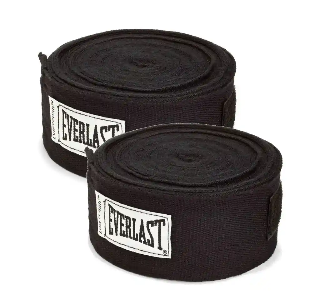 Vendas Everlast 120 Pulgadas 1 Par Boxeo Mma Muay Thai Kick - Negro