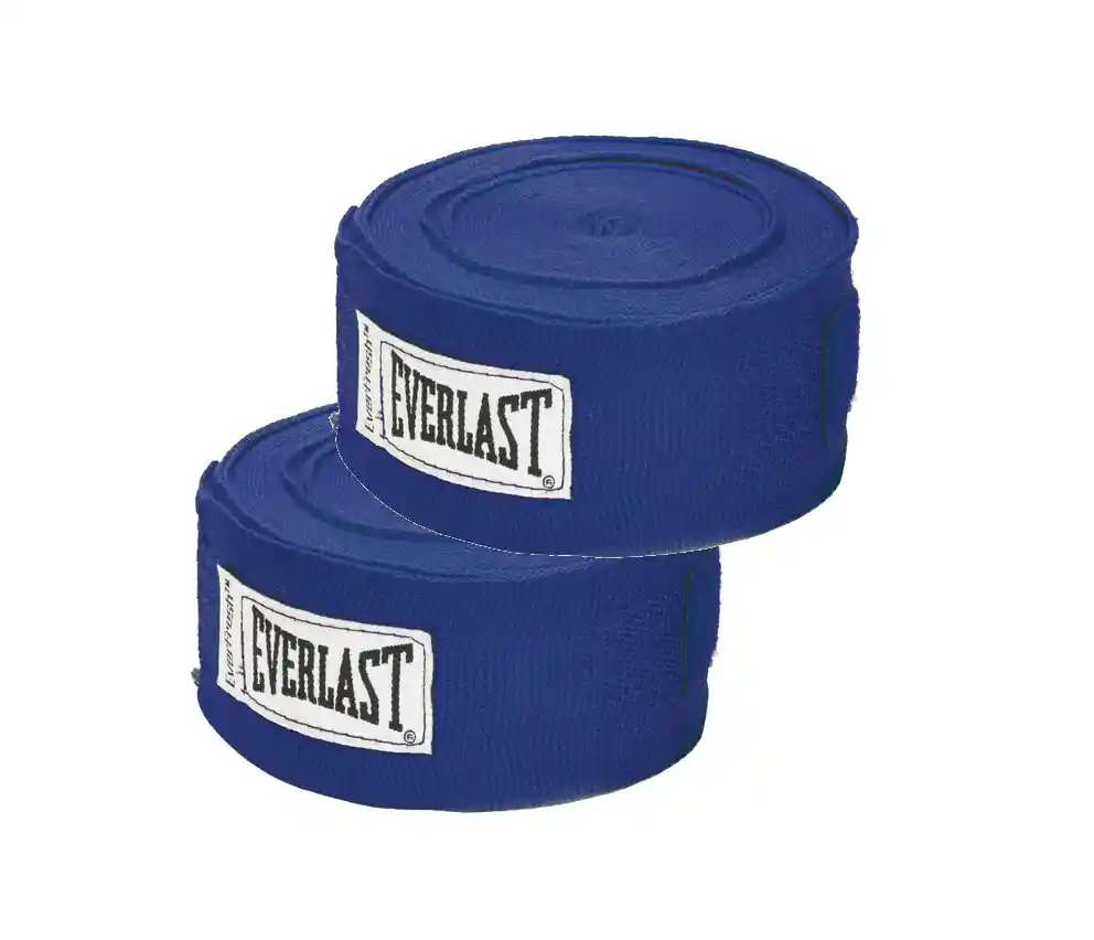 Vendas Everlast 120 Pulgadas 1 Par Boxeo Mma Muay Thai Kick - Azul