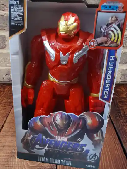 Muñeco Personaje Hulk Buster 30cm / Sonido.