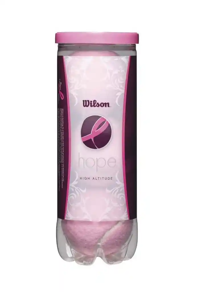 Wilson Pelotas De Tenis Tapa Rosada Bolas X 3 Hope Pink