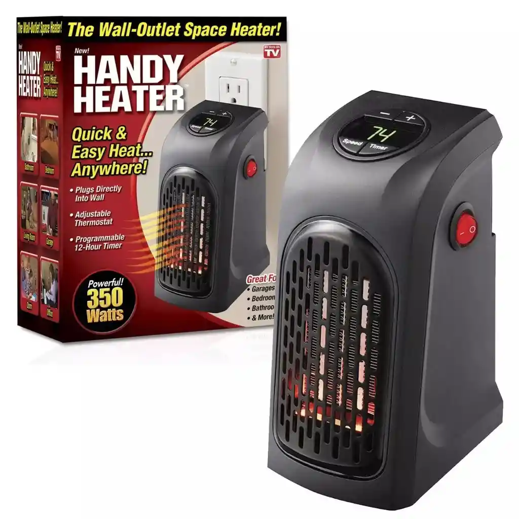 Calentador Ambiente Portatil Handy Heater Calefacción 