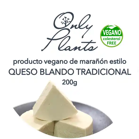 Queso Blando Tradicional Only Plants 200g